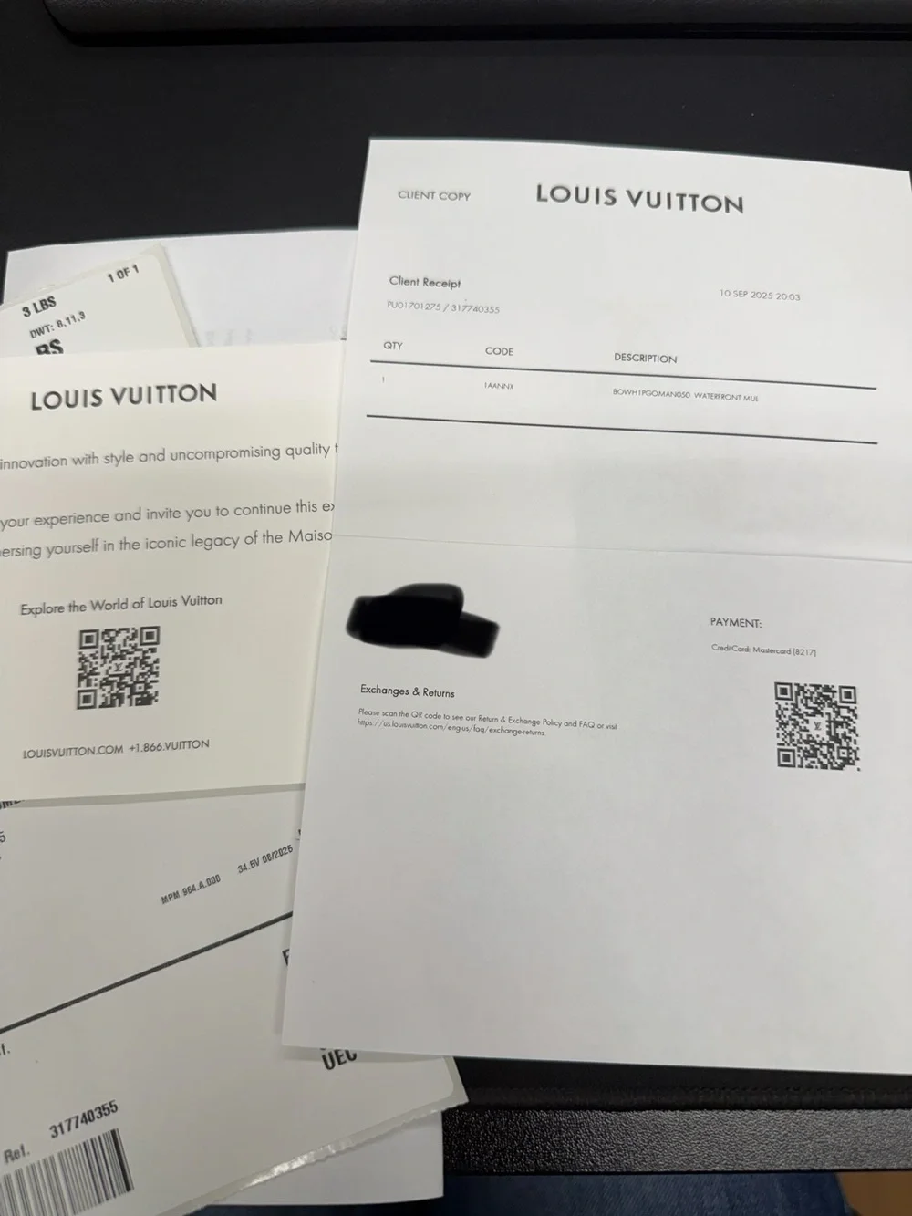 Louis Vuitton Monogram Men’s Waterfront Mule